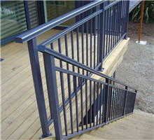 High quality staircase aluminum balustrade with anodizing finish