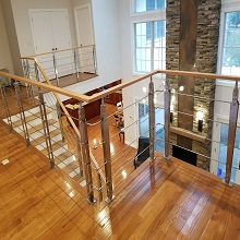 Stainless Steel Rod Railing Project in USA