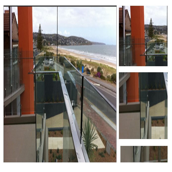 Customized Stainless Steel Spigot Glass Railing Balcony Railing Design