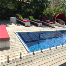 Customized Tempered Glass Pool Fence Panels Laminated Safety Glass Railing