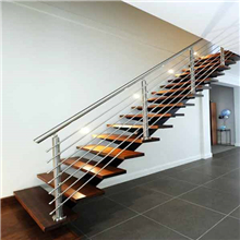 Brushed Rod railing for staircase PR-R07