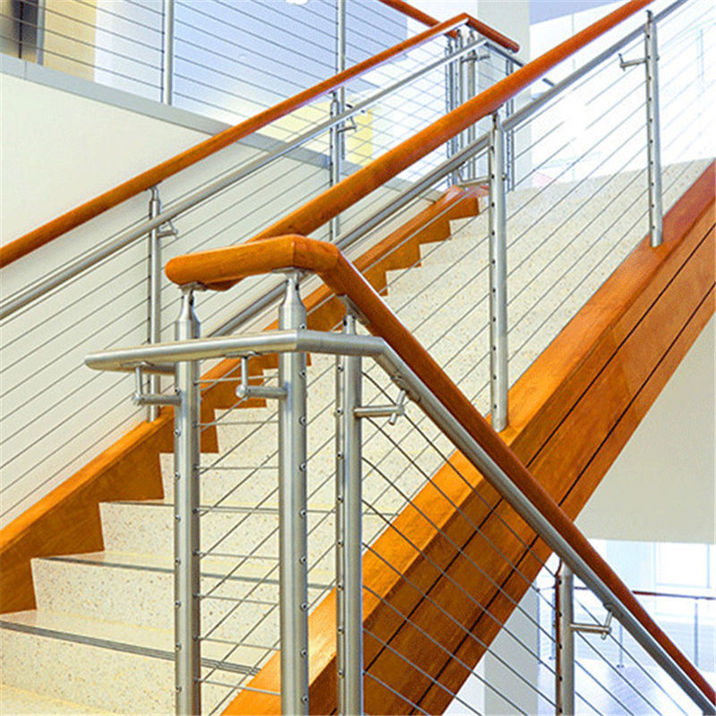 steel cable stair railing