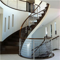 Easy DIY stainless steel rod handrail railing  for stairs used