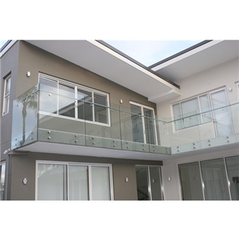 Stainless Steel Standoff Glass Railing Used In Fence Stairs Balcony