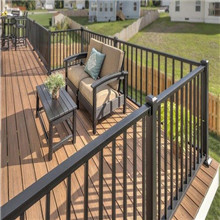 High quality exterior aluminum balustrade with anodizing finish for staircase