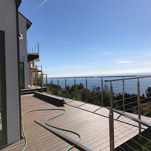 Stainless steel wire railing project in USA