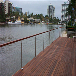 Prima custom stainless steel wire fence metal stair railing PR-T11
