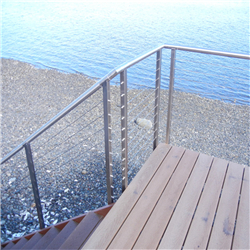 Stainless steel cable fence easy-installation wire railing design for sale PR-T16