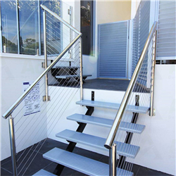 Cable stair railing fence stainless steel cable railing systems PR-T17