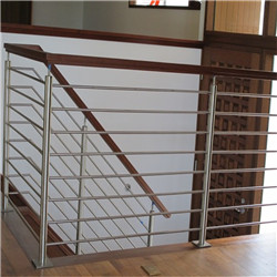 Outside rust-prevention round handrail 316L 316 stainless steel solid rod bar balustrade 
