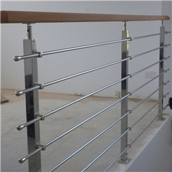 Polishing Finish round handrail 316L 316 stainless steel solid rod balustrade 