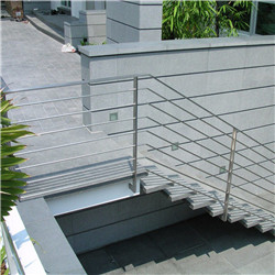 Aluminum handrail rod railing post for staircase