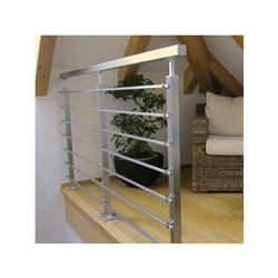 Professional manufacturer rod railing post with steel handrail