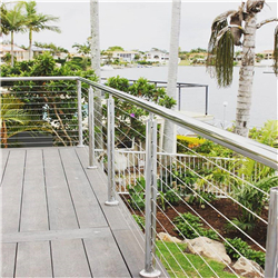 Stainless steel banister hot wire fence steel railings for sale PR-T39