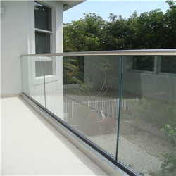 New Zealand Project Outside Balcony Tempered Glass Railing