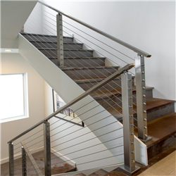 Stainless wire railing cable railing system stainless handrail components PR-T59