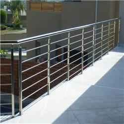 Modern Home Staircase Balcony Stainless Steel Solid Rod Bar Railing