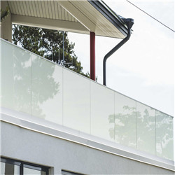 Tempered Frosted Glass Balcony Balustrade For Sale