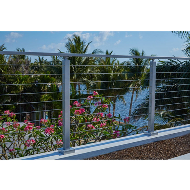 Stainless Steel Cable Railing Exterior Deck Wire Balustrade Systems