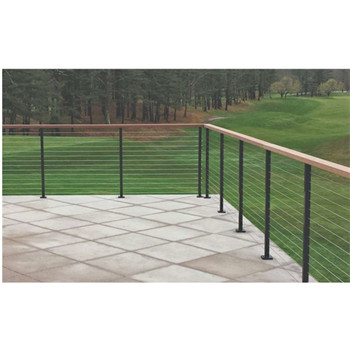 Outside Railing 4 mm Stainless Steel Cable Railing Deck Railing