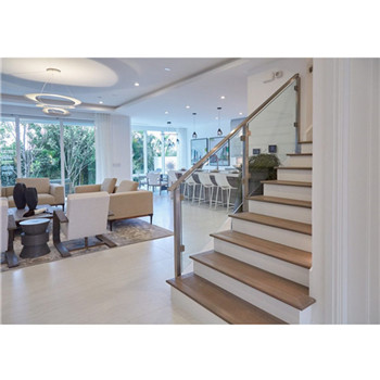 Modern Stainless Steel Glass Railing For Stairs