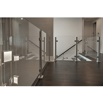 Indoor Tempered Glass Railings Glass Balustrade Handrail